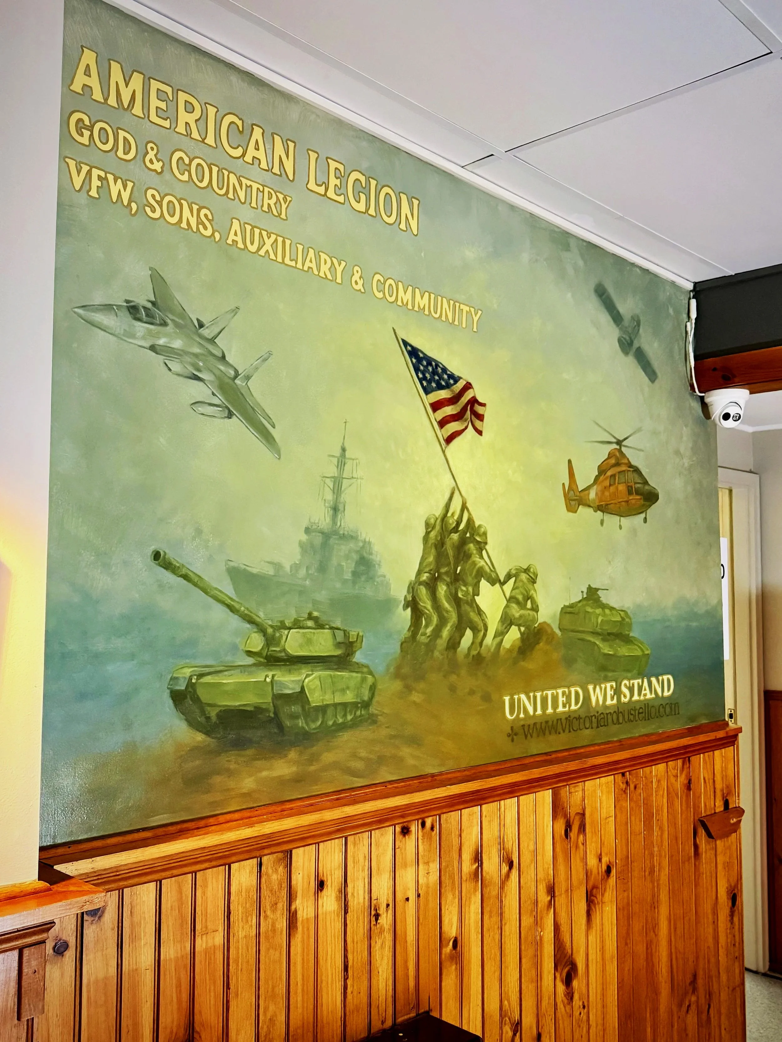 "Veteran's Wall" American Legion, Rhinebeck, NY 2025