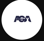 PGA logo on a white background