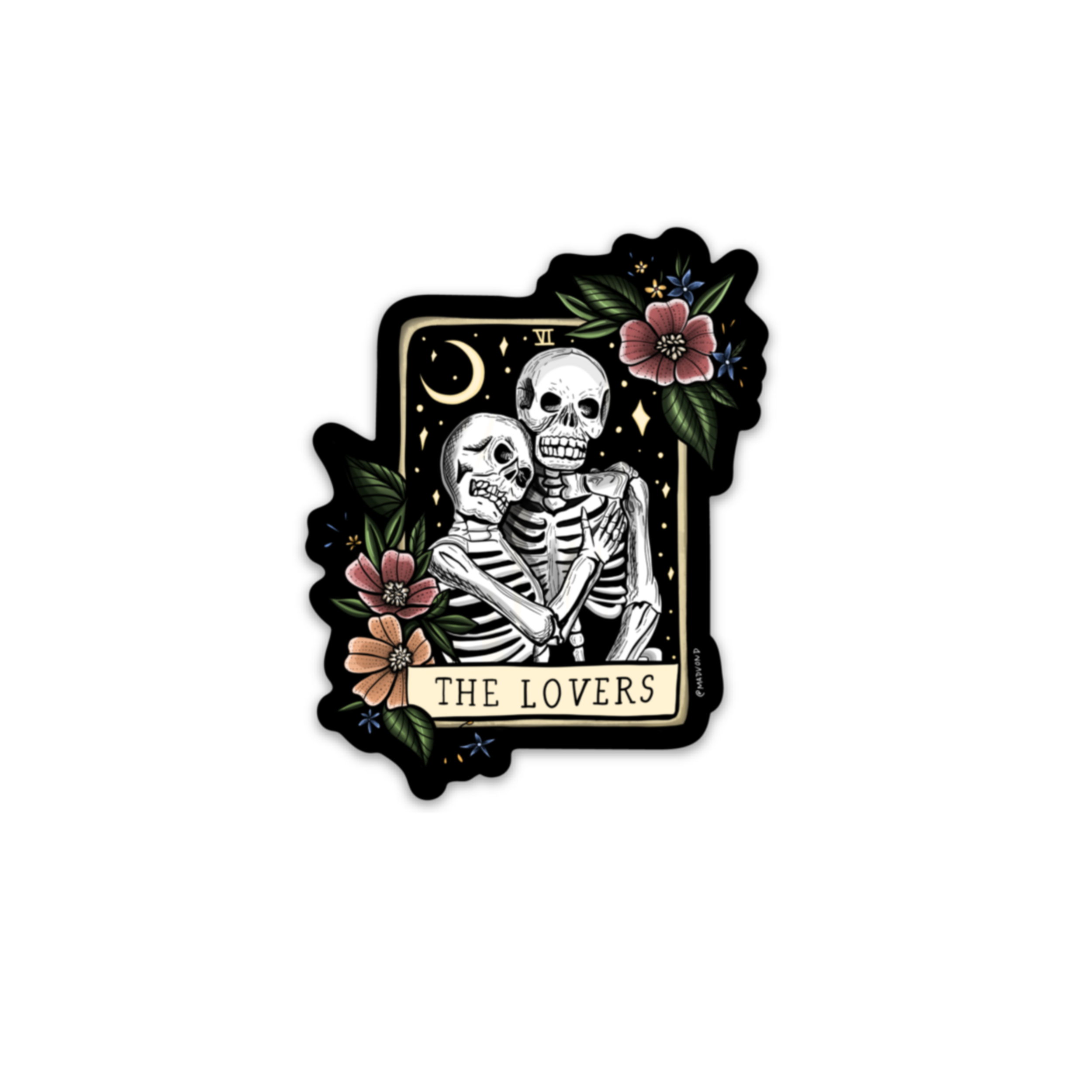 The Lovers Tarot Sticker