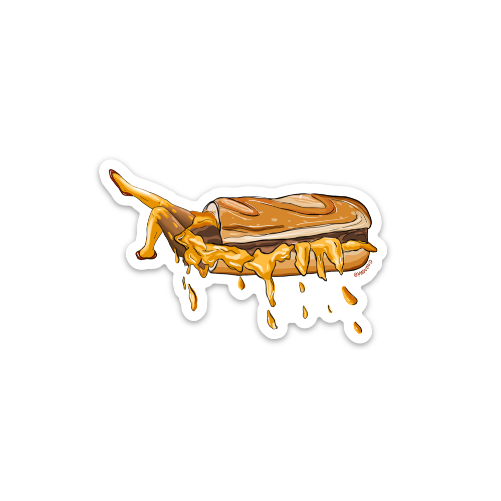 Philly Cheesesteak Sticker