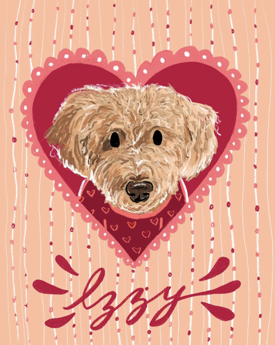 Valentine's Pet Portrait