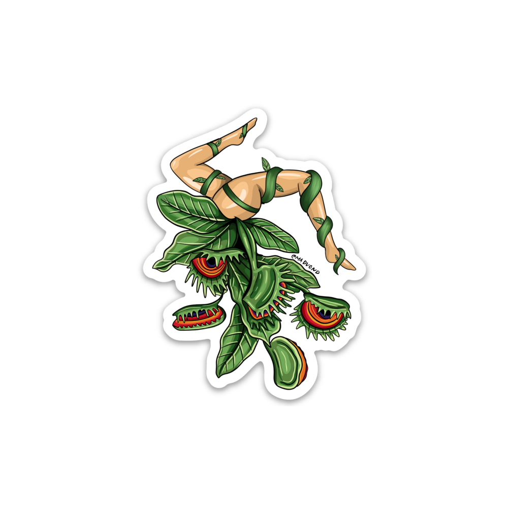 Venus Fly Trap Sticker