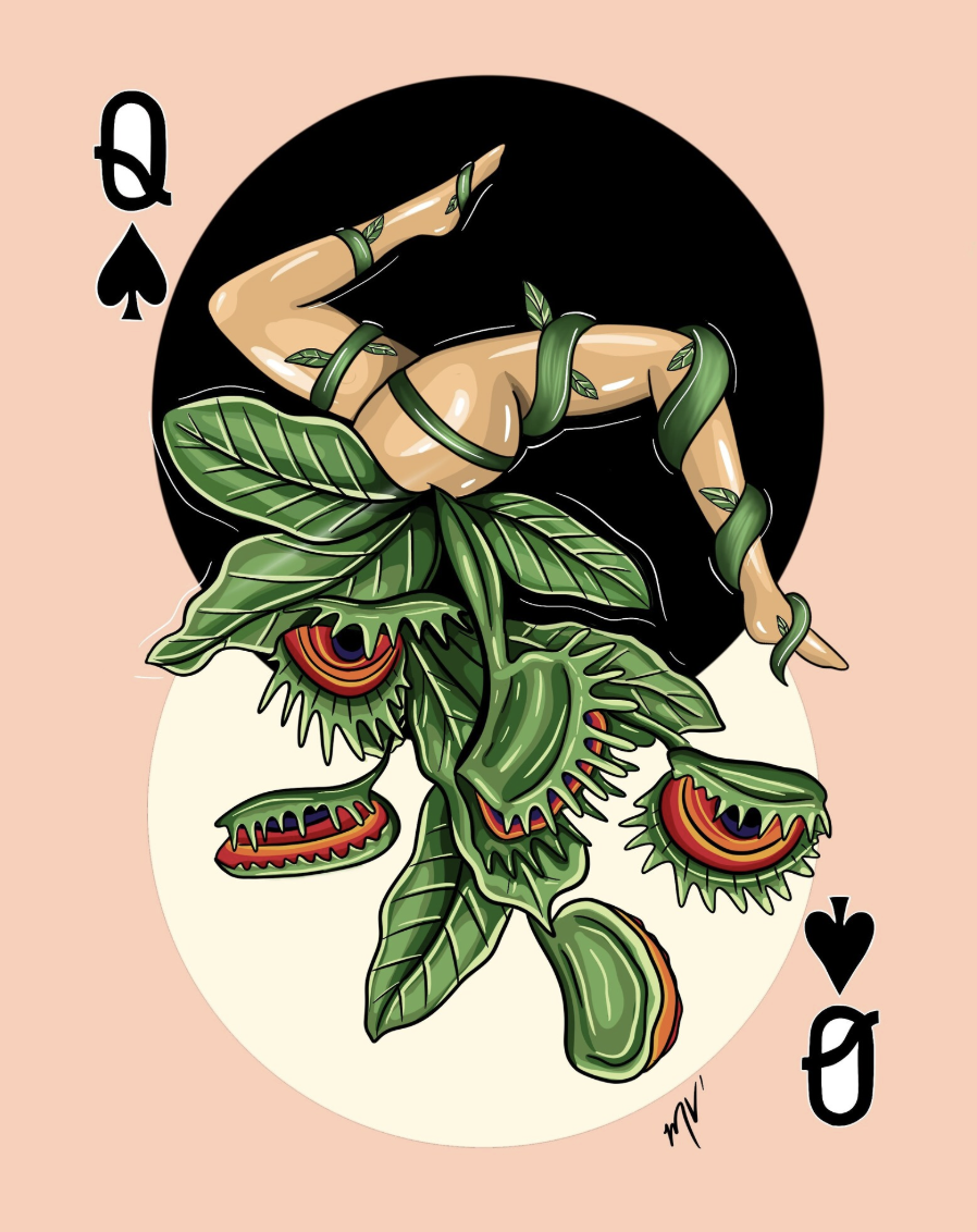 Venus Fly Trap Pin-up Print