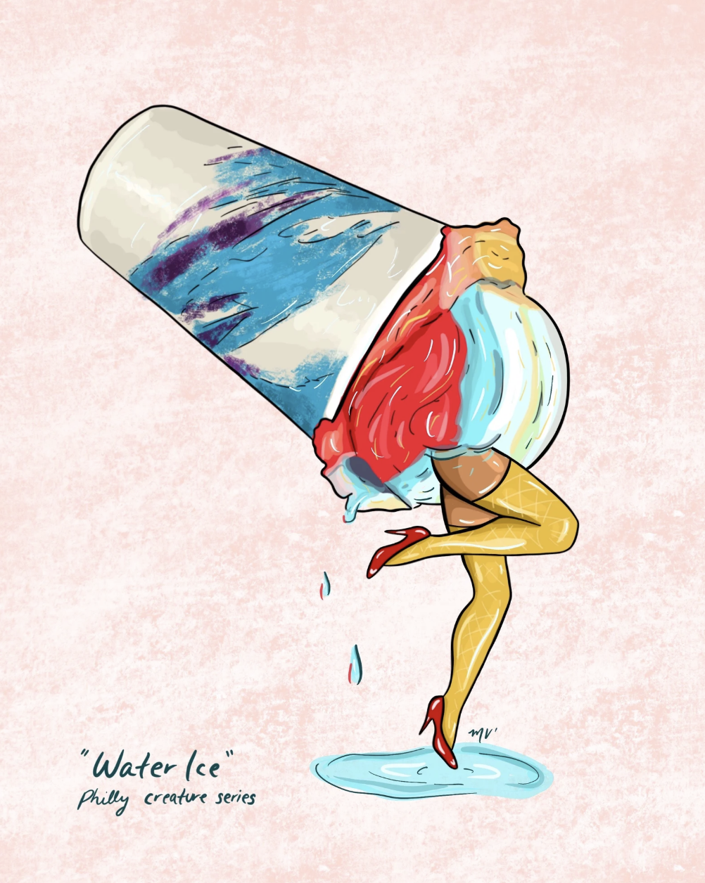 Philly Water Ice Print