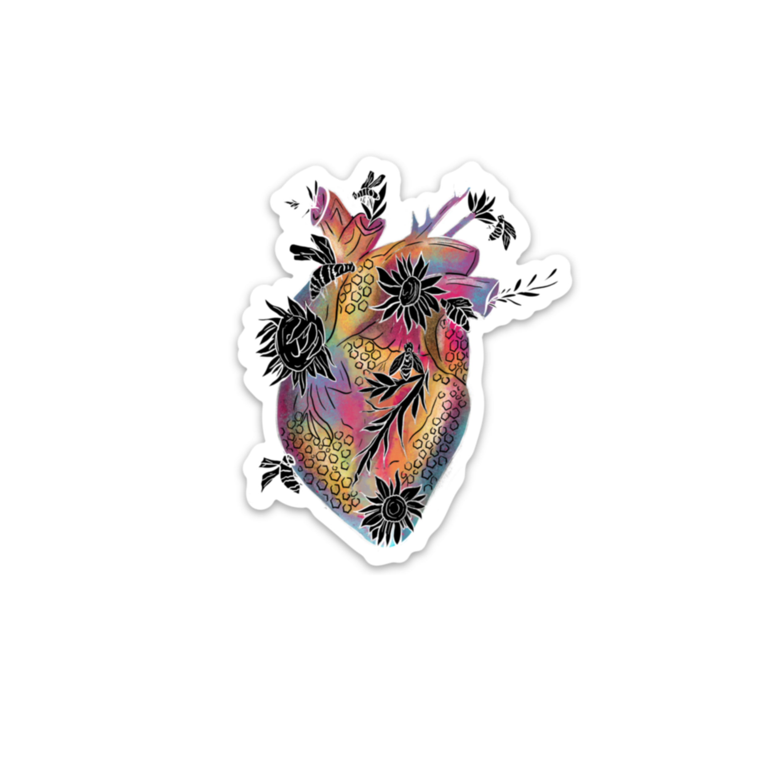Anatomical Heart Sticker
