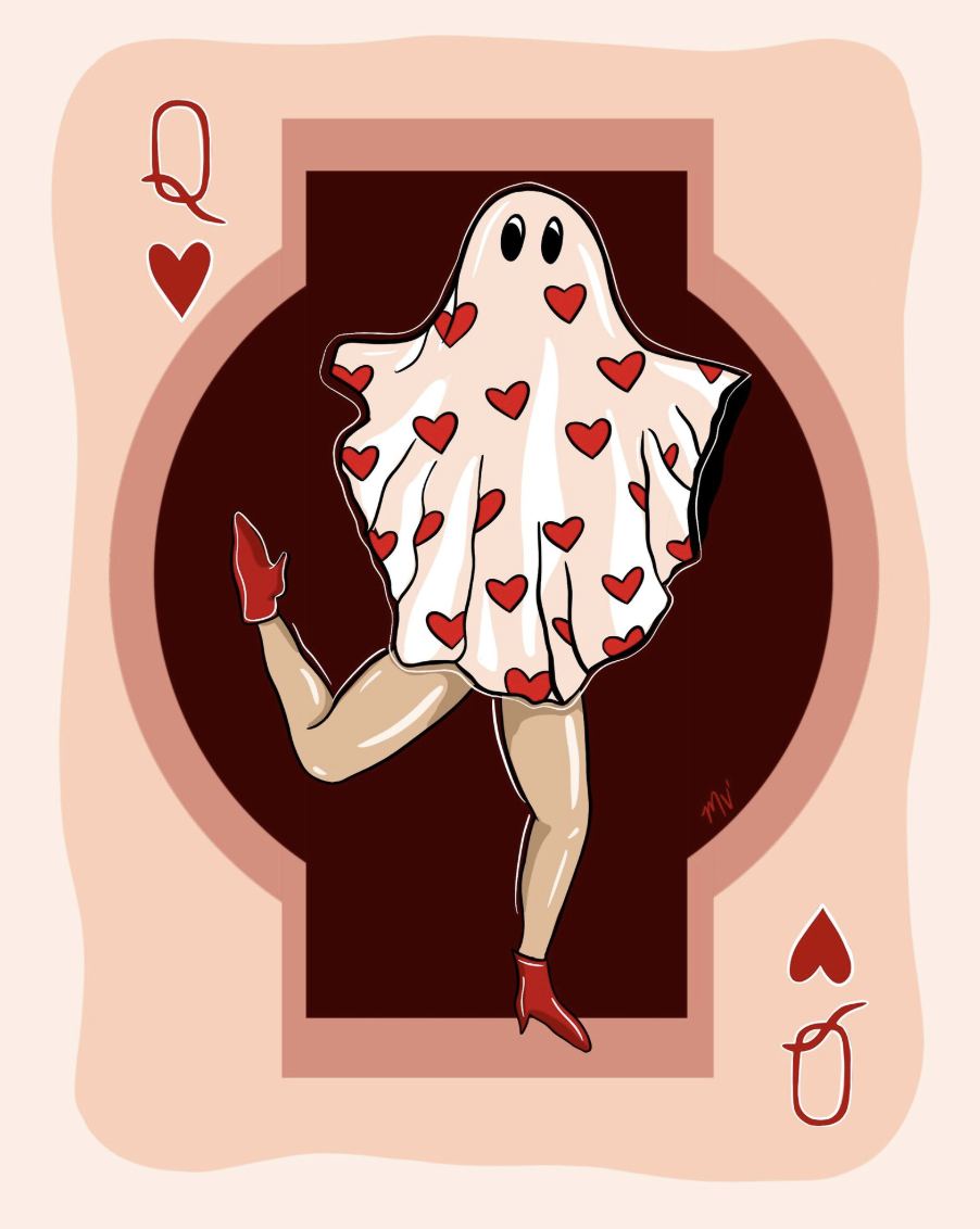Ghost Pin-up Print