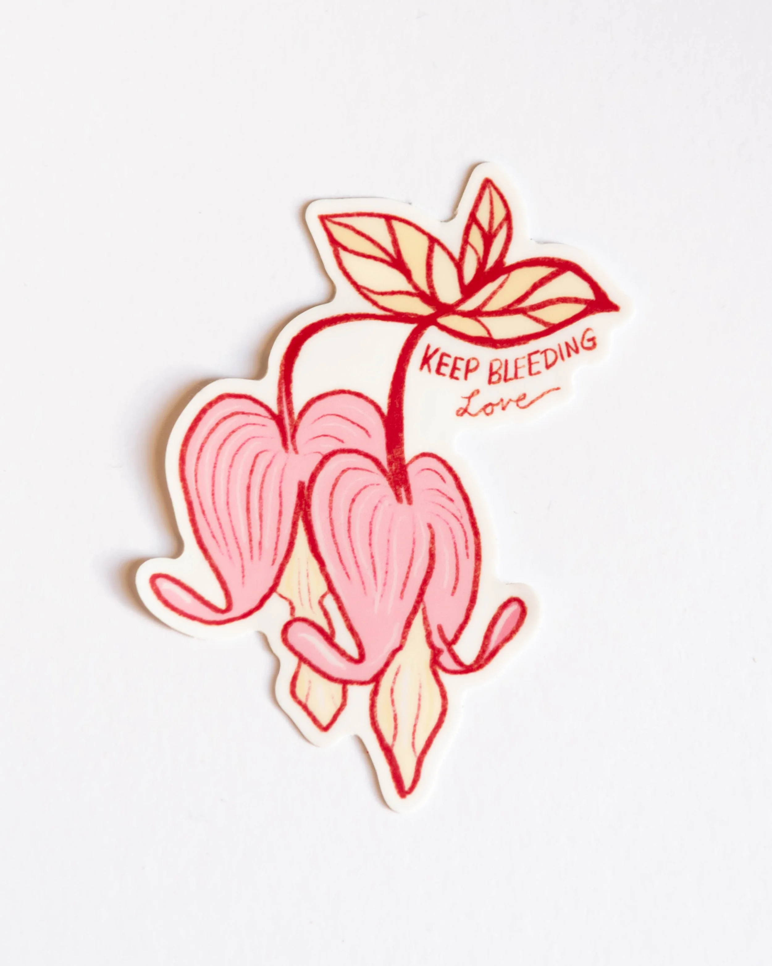 Bleeding Hearts Valentine's Day Sticker