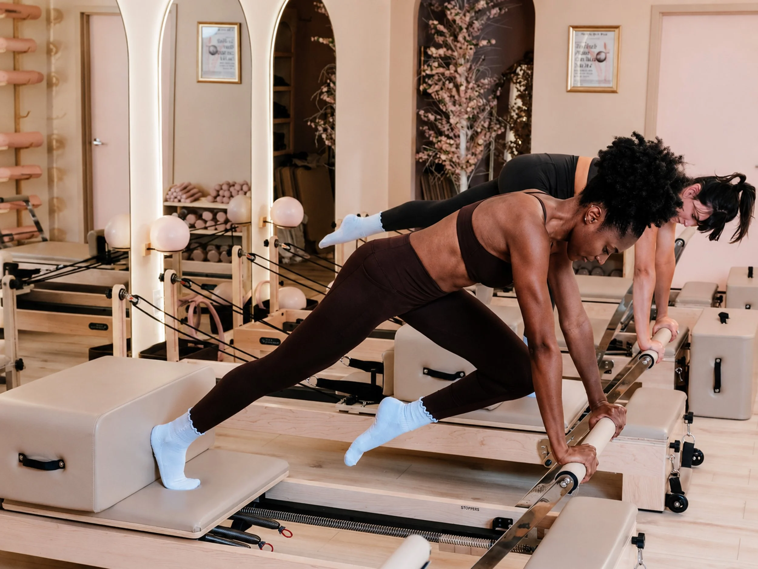 Pretty Girls Plank | Lifestyle Product Photography for a Pilates Brand
