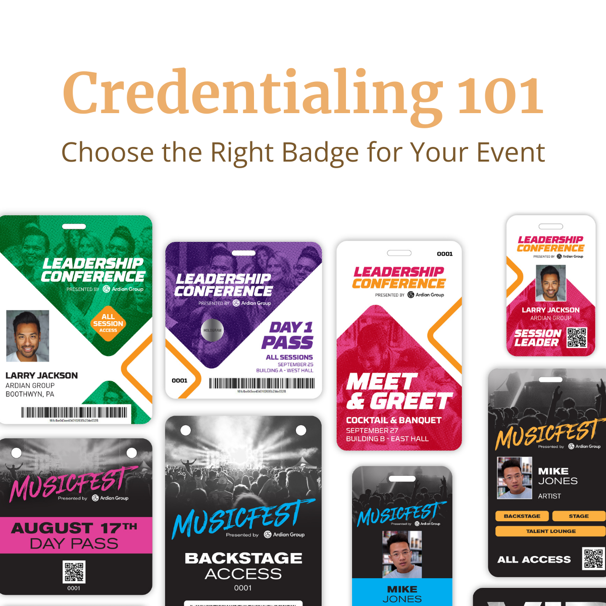 Credentialing 101: Choose the Right Badge for Your Event