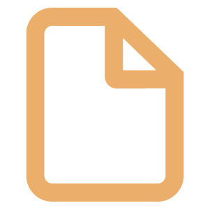 Icon of a blank document with a folded corner.