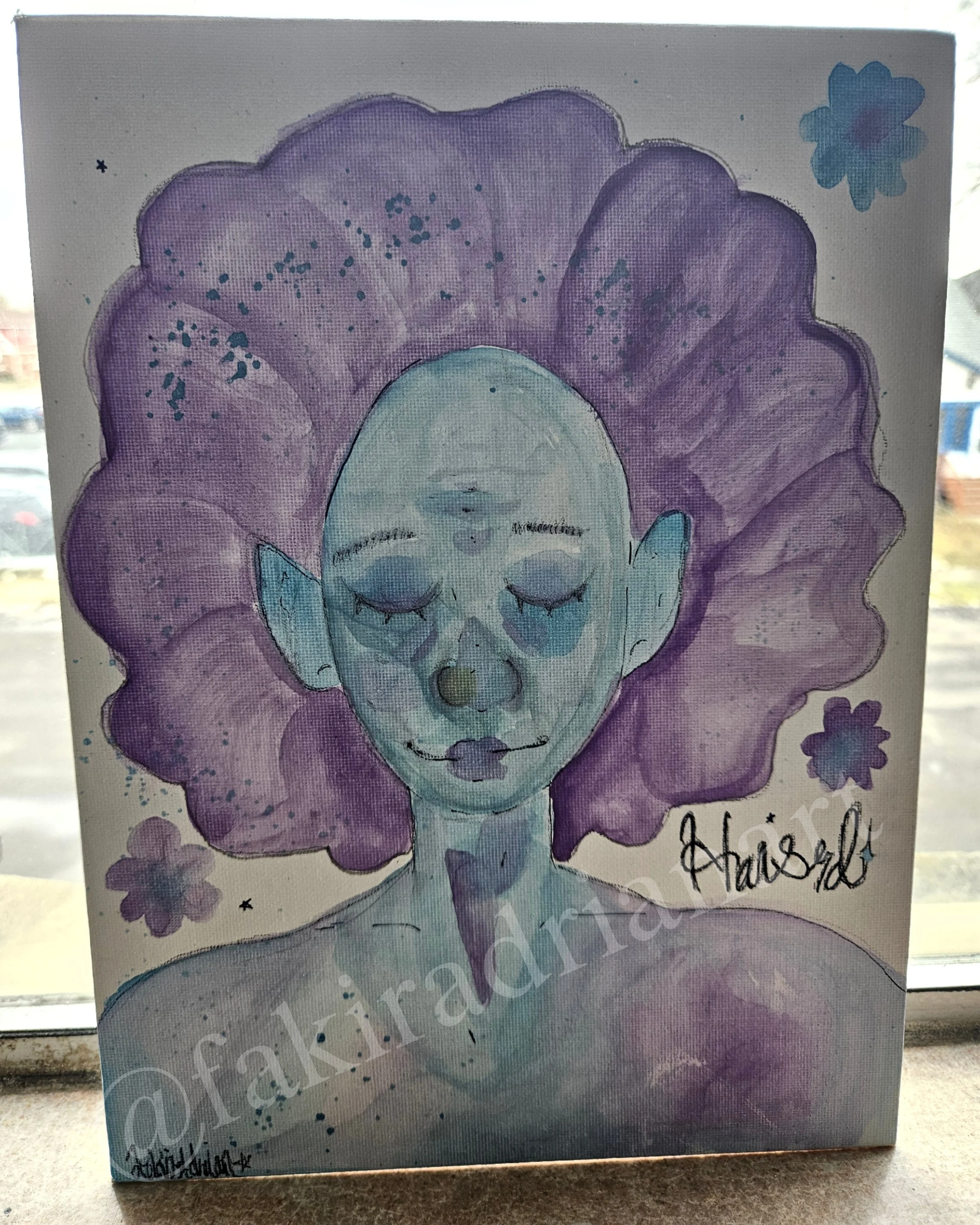 painting given as a christmas gift!