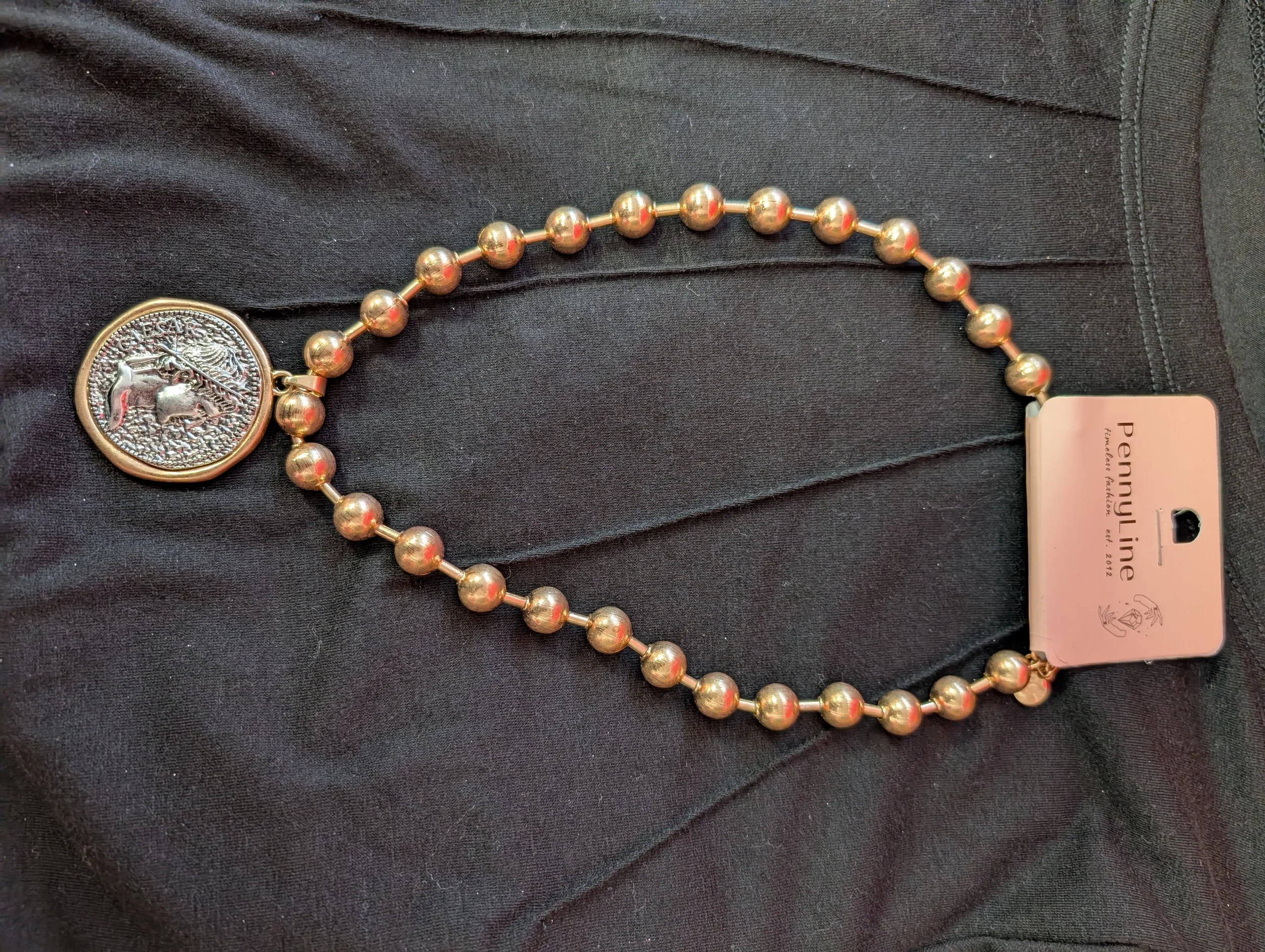 Coin Medallion Necklace