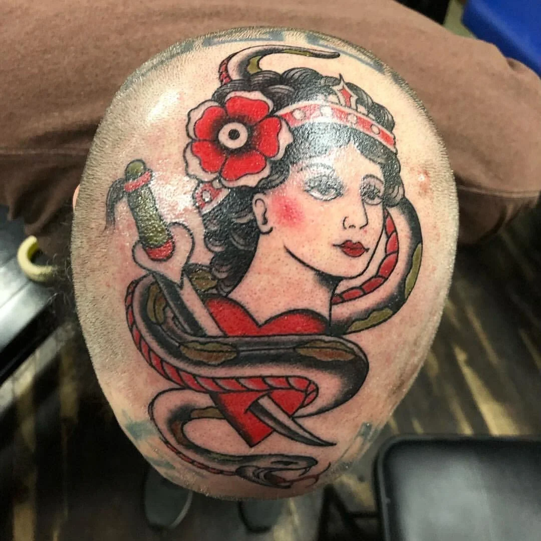 An old Dietzel design for your dome piece. @ifriendtattoos knocked this one out of the park per usual.

12-10pm
7 days a week
Walk-ins encouraged
Free consultations
All styles welcome

#614living #tattoo #tattooshop #tattooist #boĺdwillhold