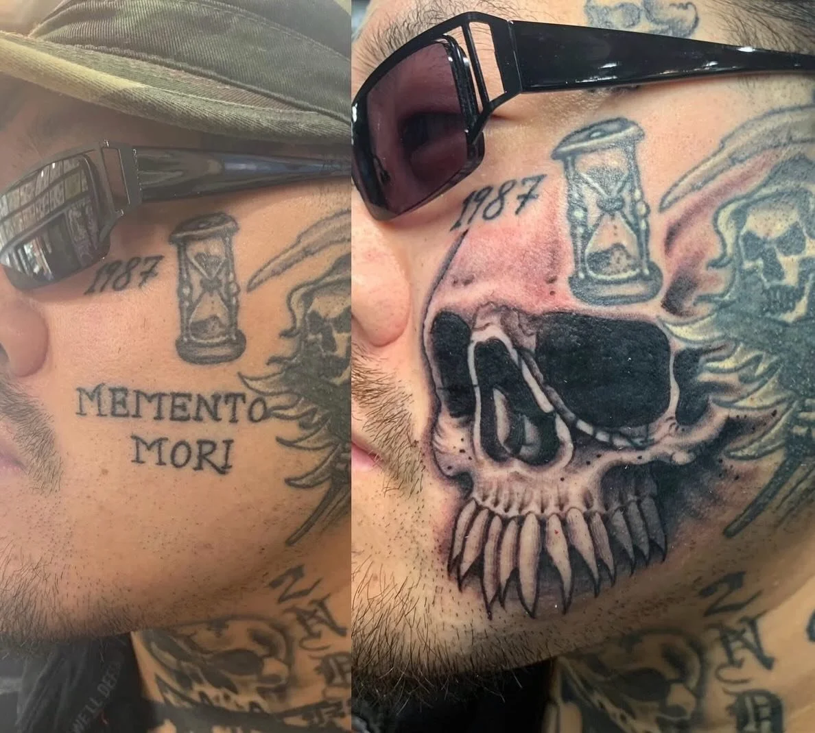 Contact @ugly_ideas for all of your FACE cover-up needs. Suppose you don&rsquo;t need your face tattooed and just want something nice and sweet. Yeah, he does that too. Bring him your design, have him create a design or pick from his hundreds of prem