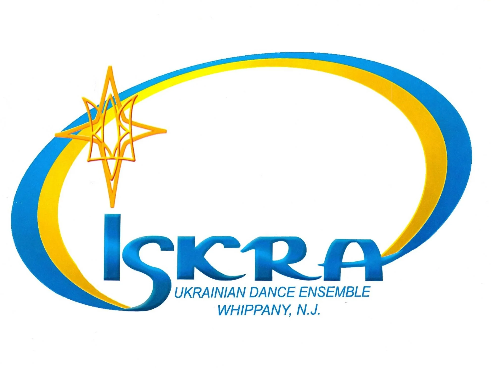 Logo for Ukrainian Dance Ensemble ISKRA