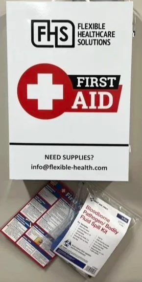 First Aid Cabinet or First Aid Kit built for Business to keep you OSHA compliant in the northern Kentucky and Cincinnati Area