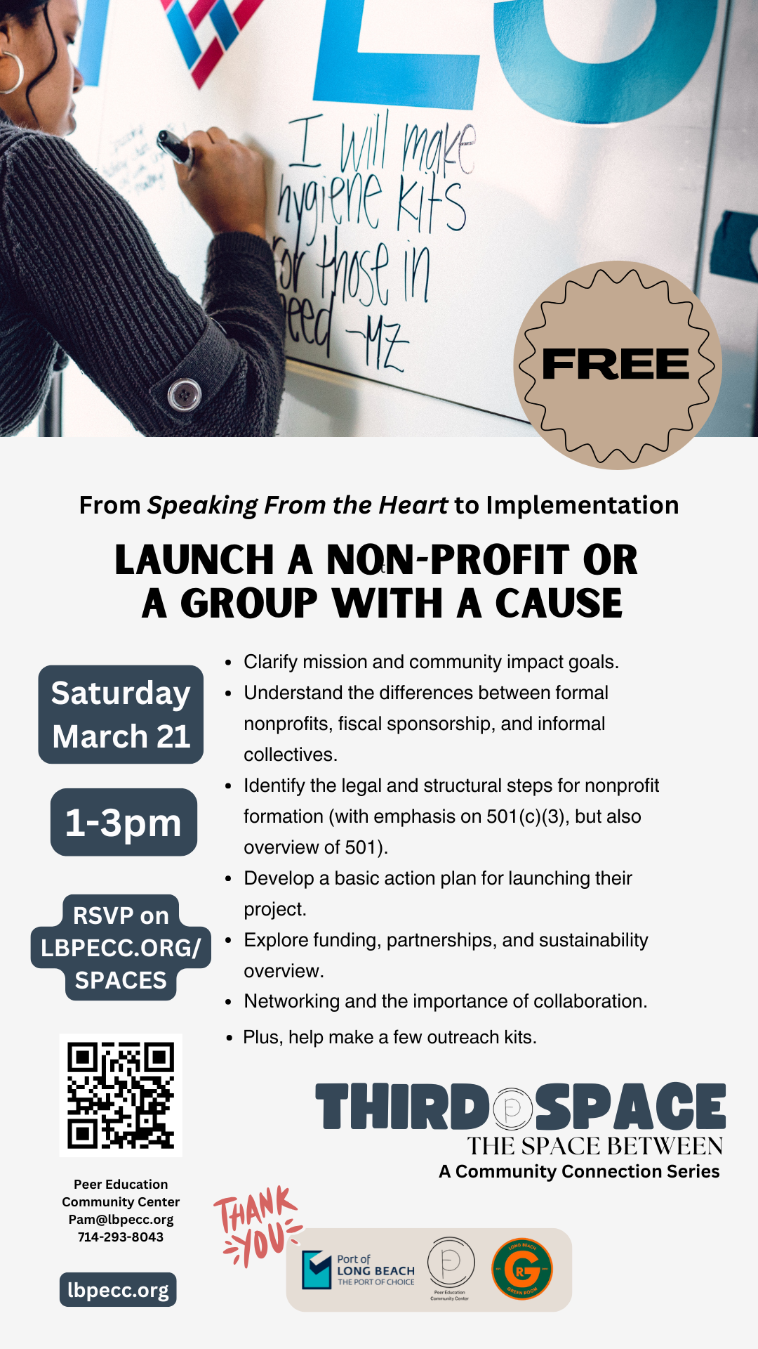 Spaces — Peer Education Community Center