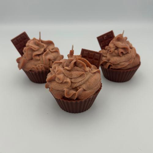 Chocolate Fudge Cupcake Candle