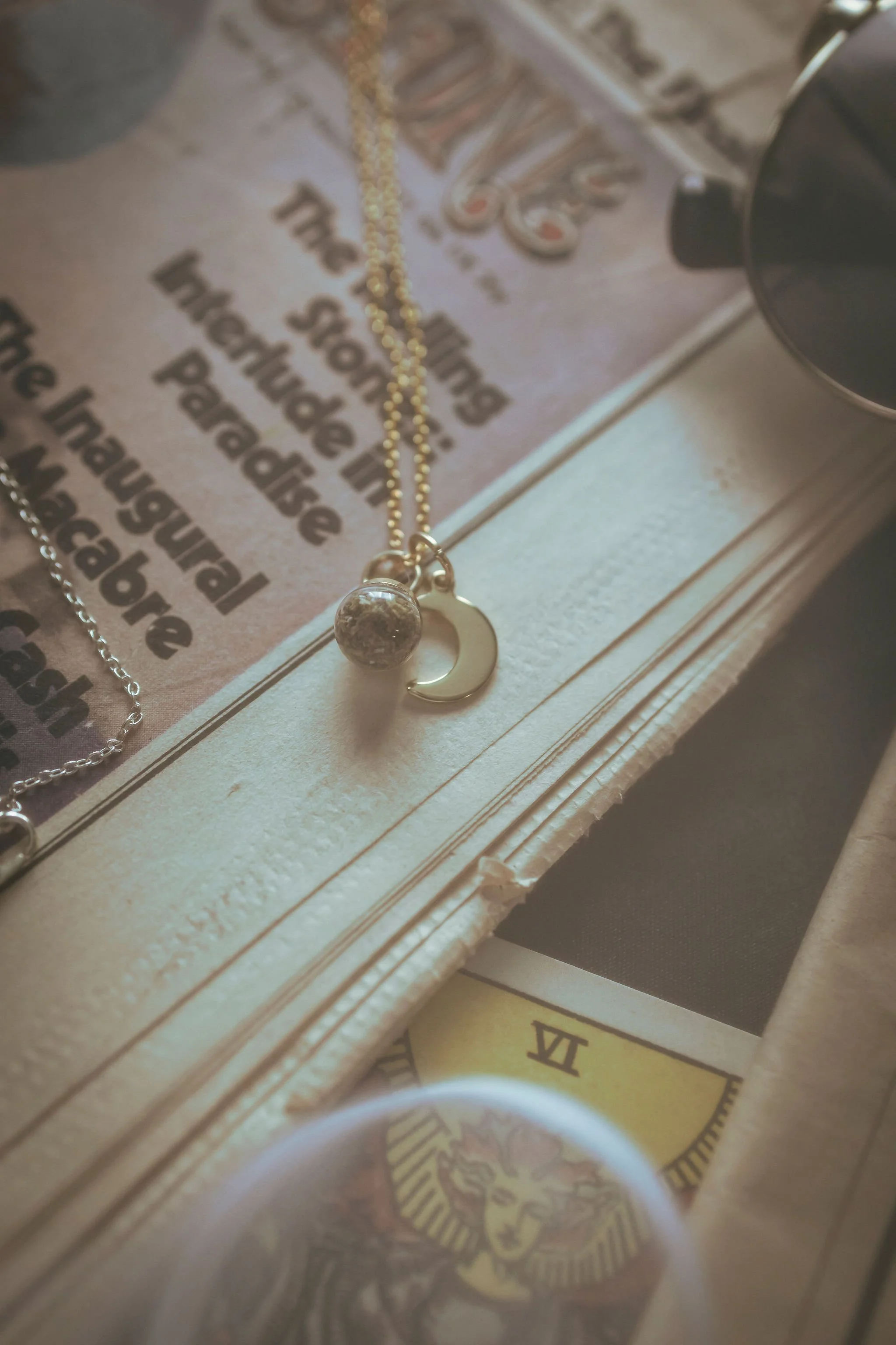 Gold Moondance – Witchy Protection Necklace / Amulet