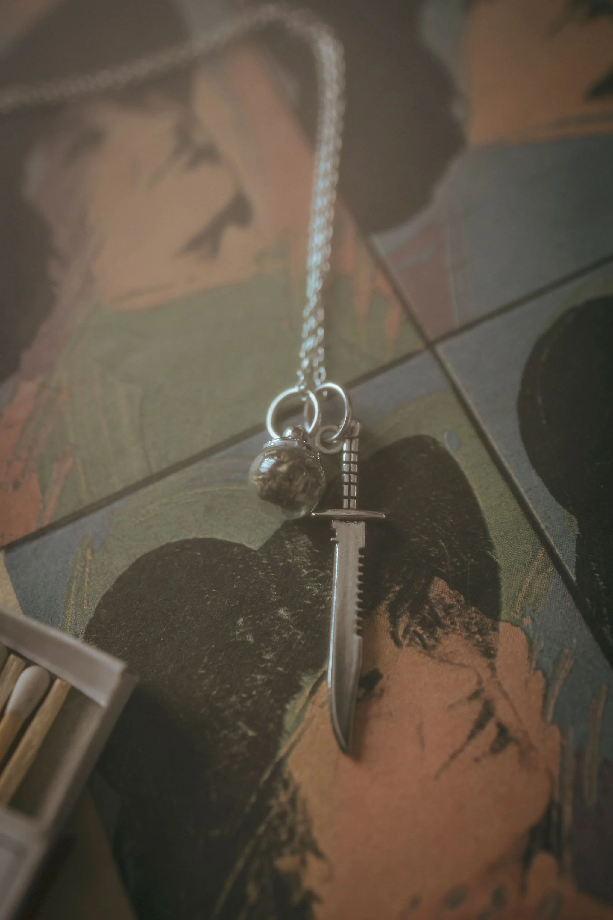 Dolly Dagger Necklace – Knife Pendant for Protection