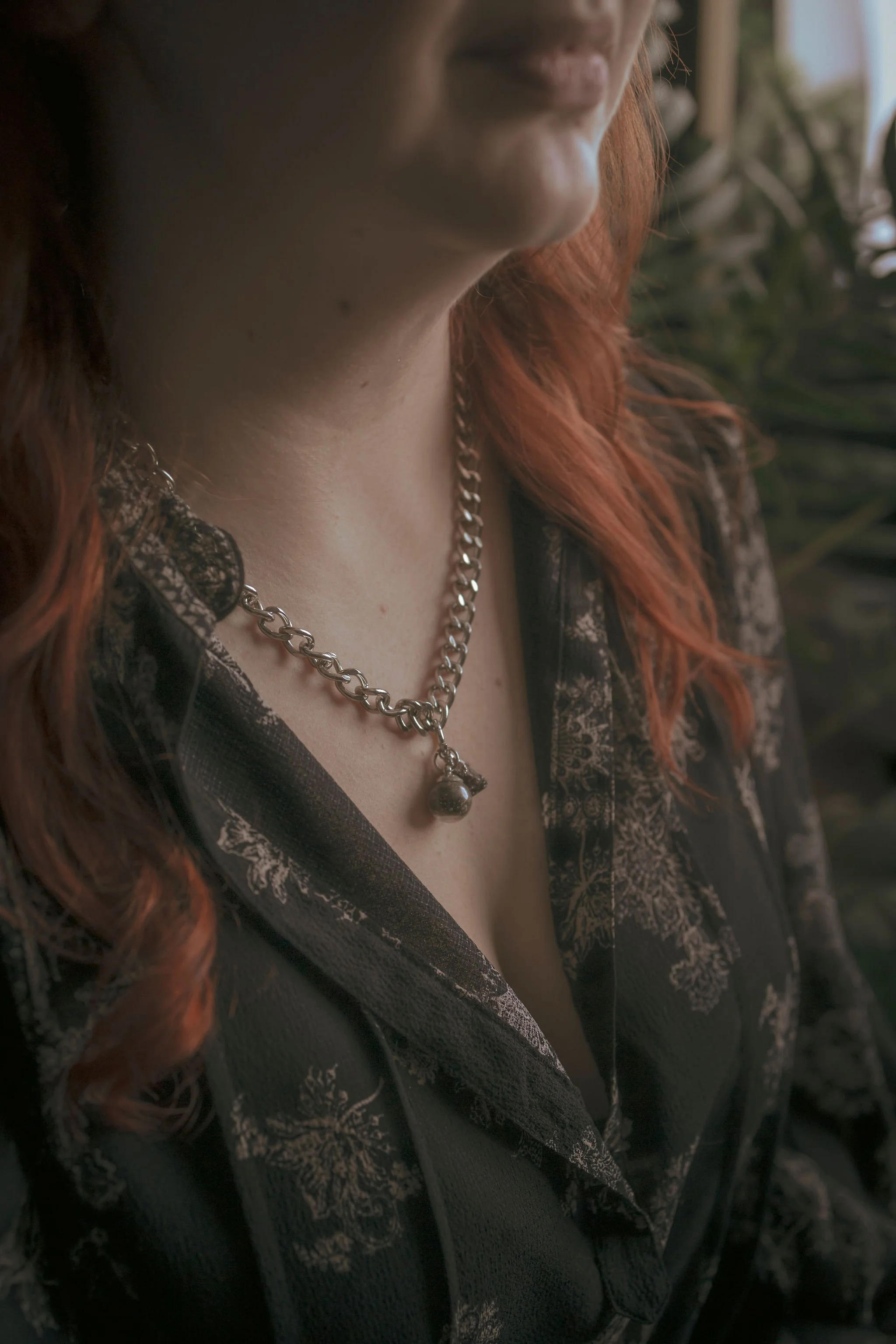 Heavy Metal: Garnet Protection Necklace