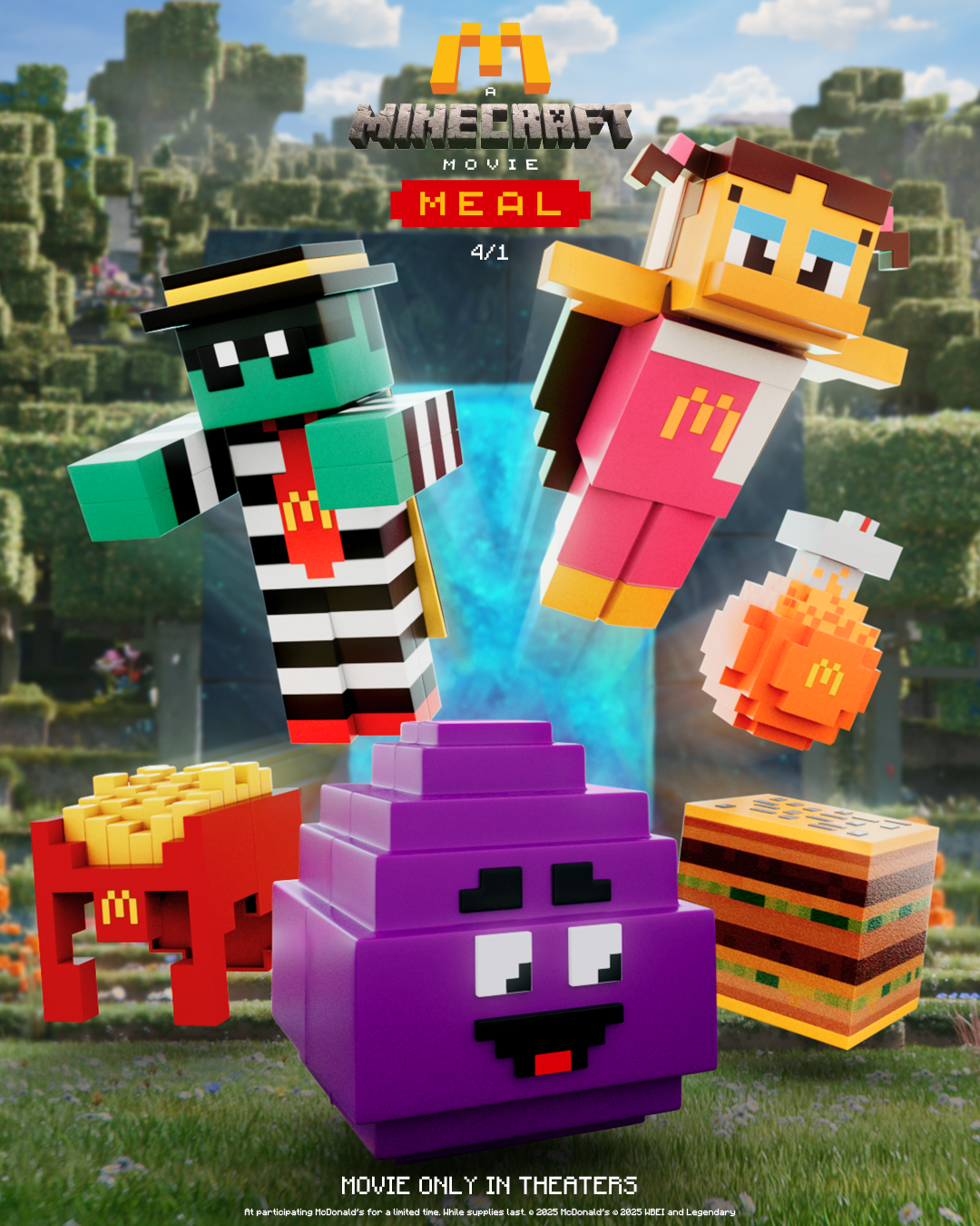 McDonald’s Minecraft Movie Meal ACM Campaign 