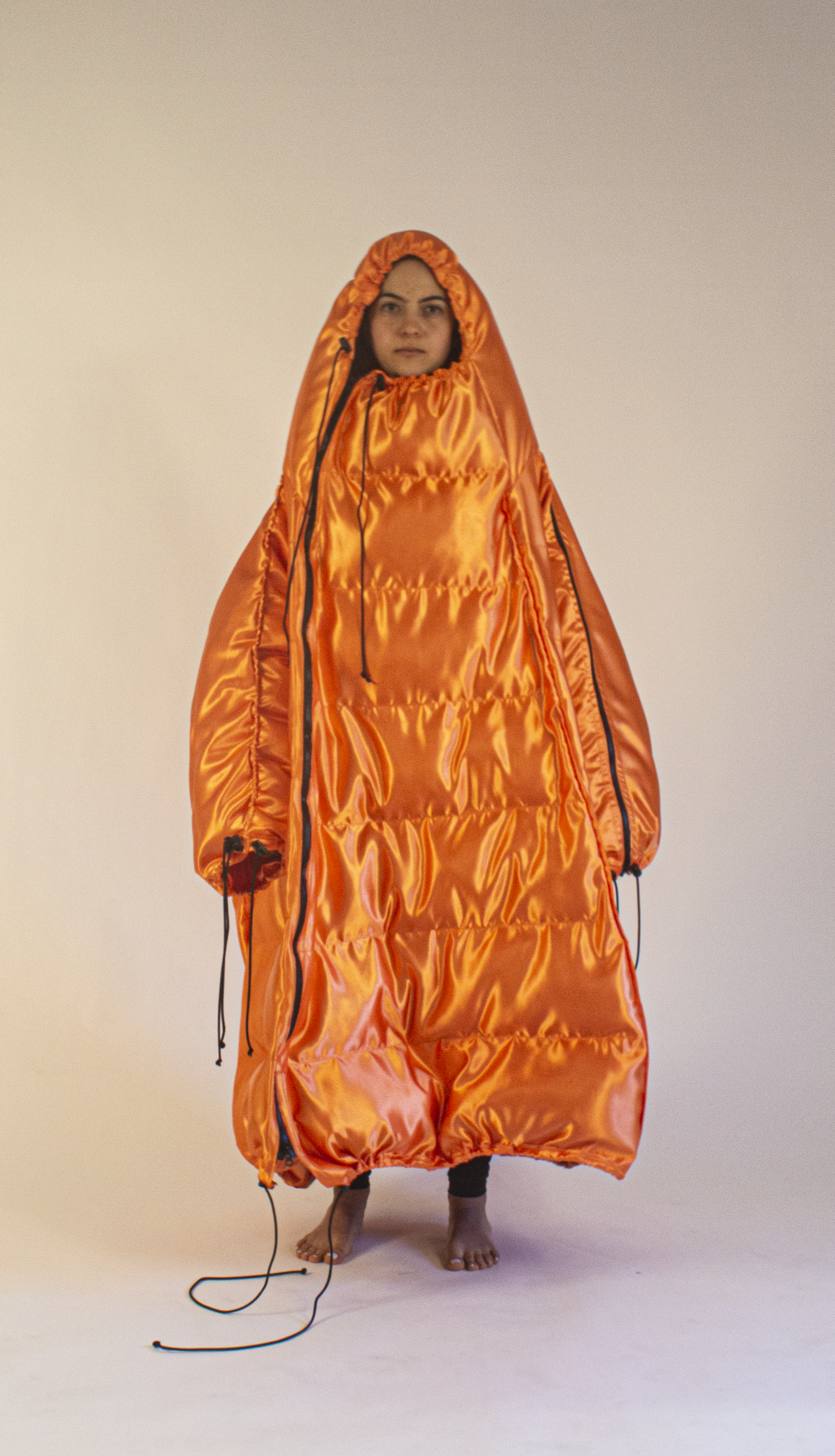Front View of Orange Crisis Suit