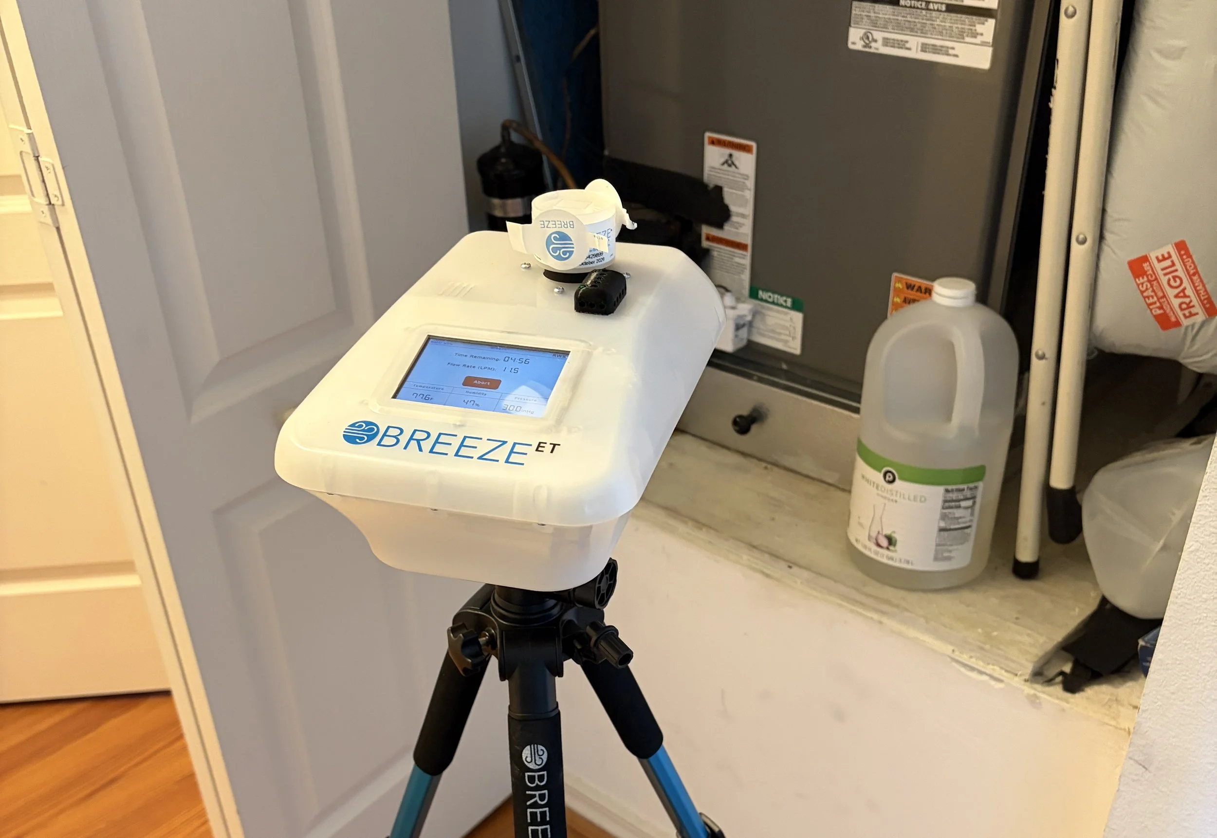 Photo of air quality testing in New Smyrna Beach