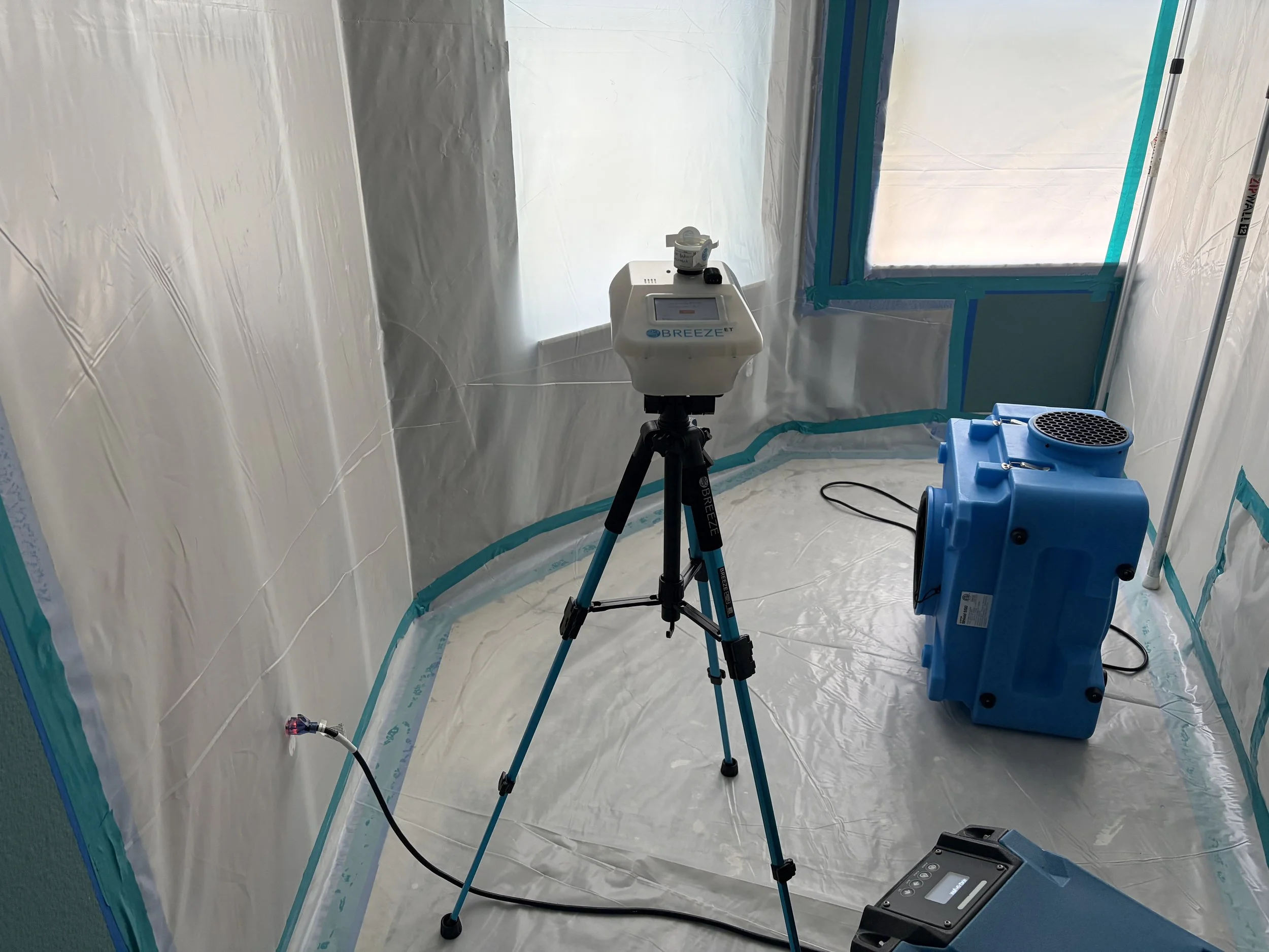Photo of a post remediation verification in Maitland