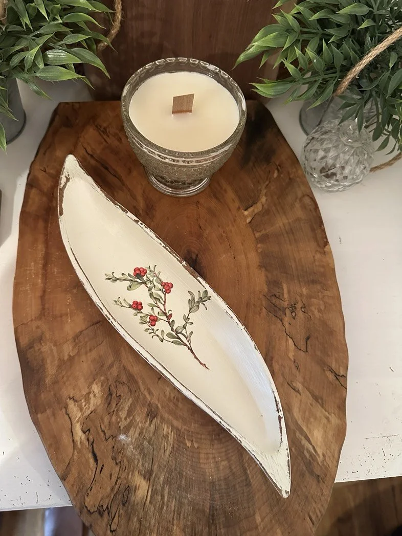 Rustic Elegance Distressed Trinket Tray