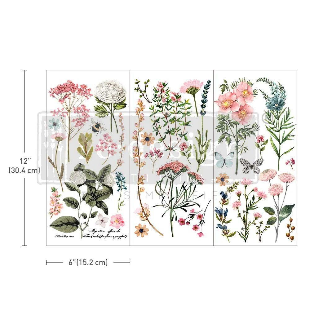 Small Transfers – Botanical Paradise – 3 sheets, 6″x12″