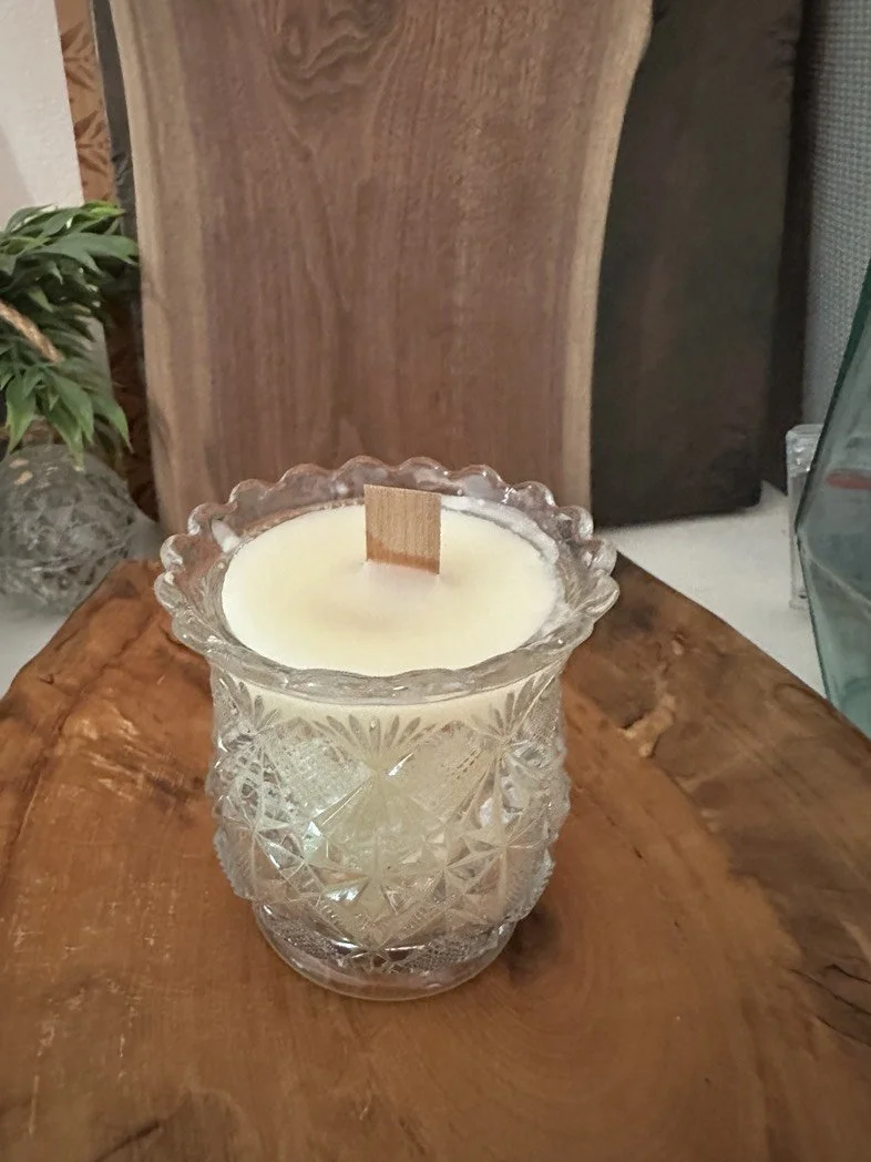 Elegance in Light: Hand-Poured Beeswax Candle
