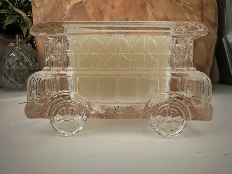 Vintage Train Car Beeswax Candle