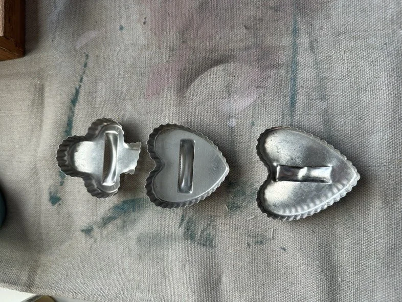Vintage Hearts and Club Cookie Cutters