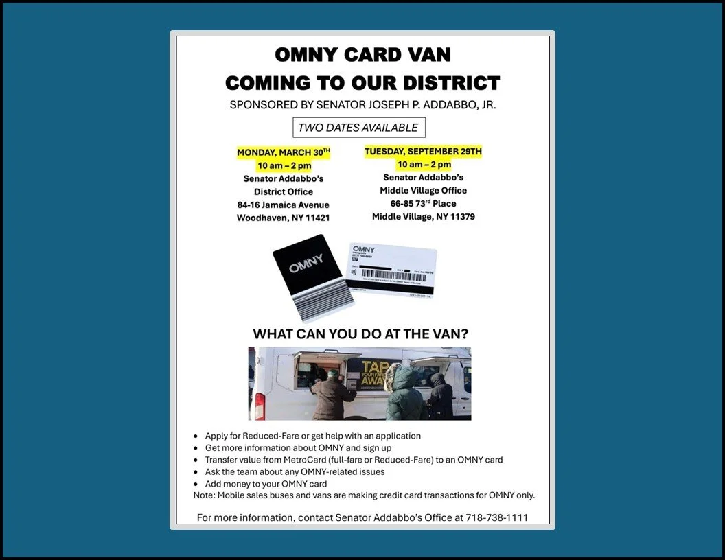 MTA OMNY Van in Woodhaven