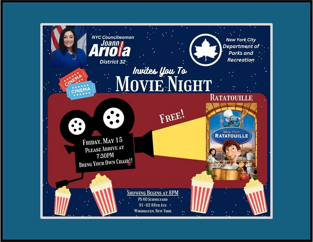 Movie Night Sponsored by Councilmember Joann Ariola