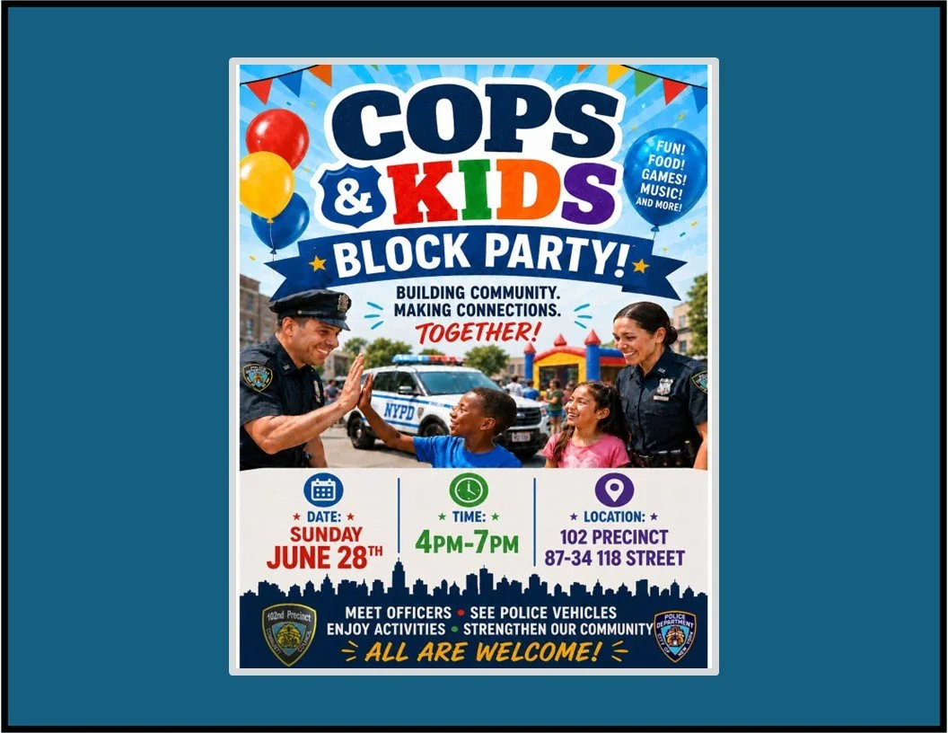 Cops & Kids Block Party - 102nd Precinct