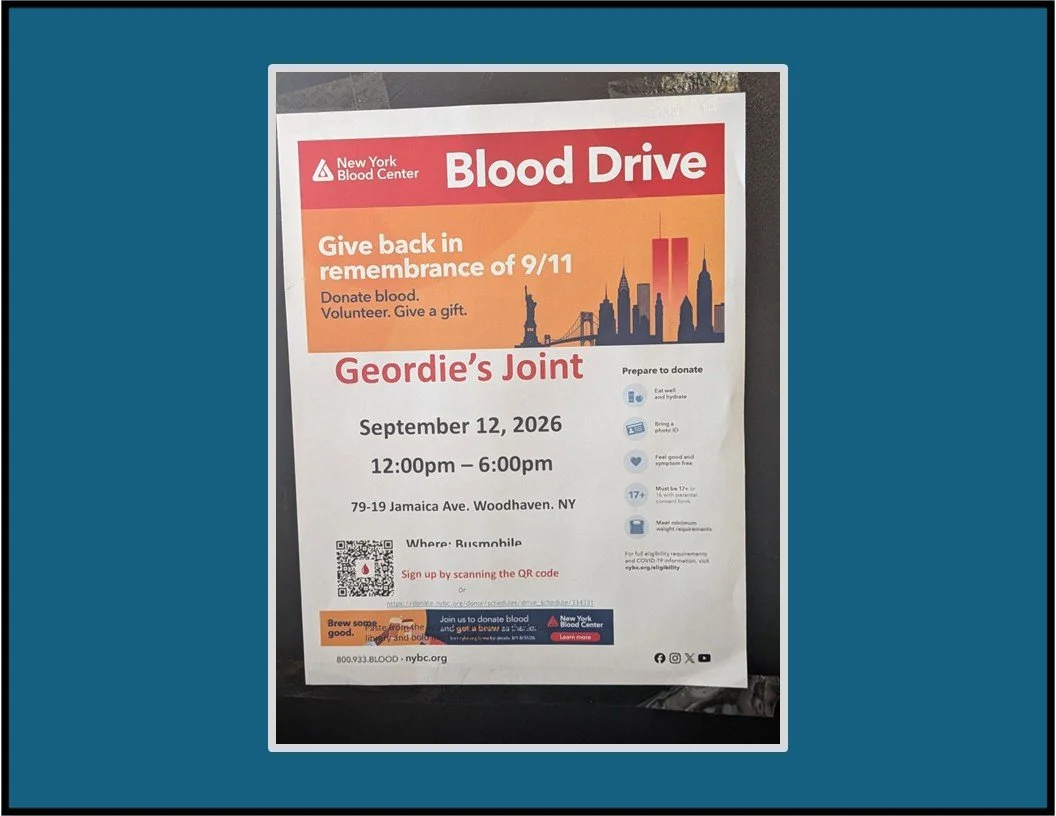 Blood Drive @ Geordie's Joint