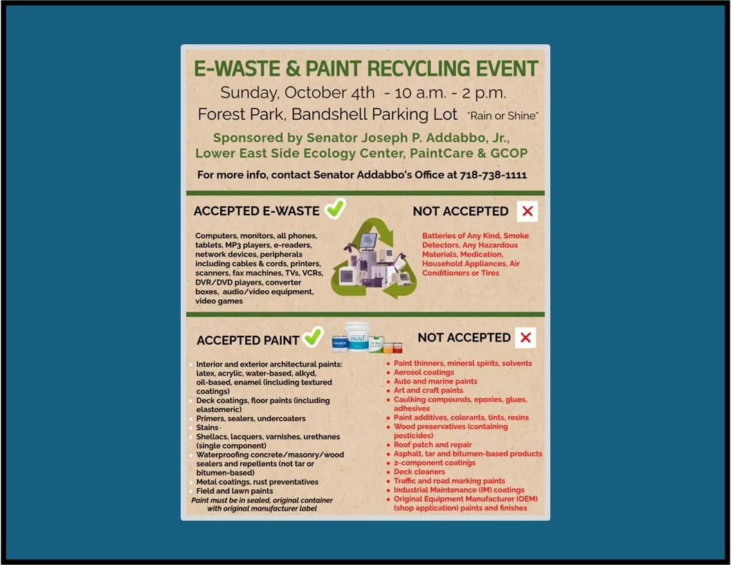 Fall E-Waste &amp; Paint Recycling Event