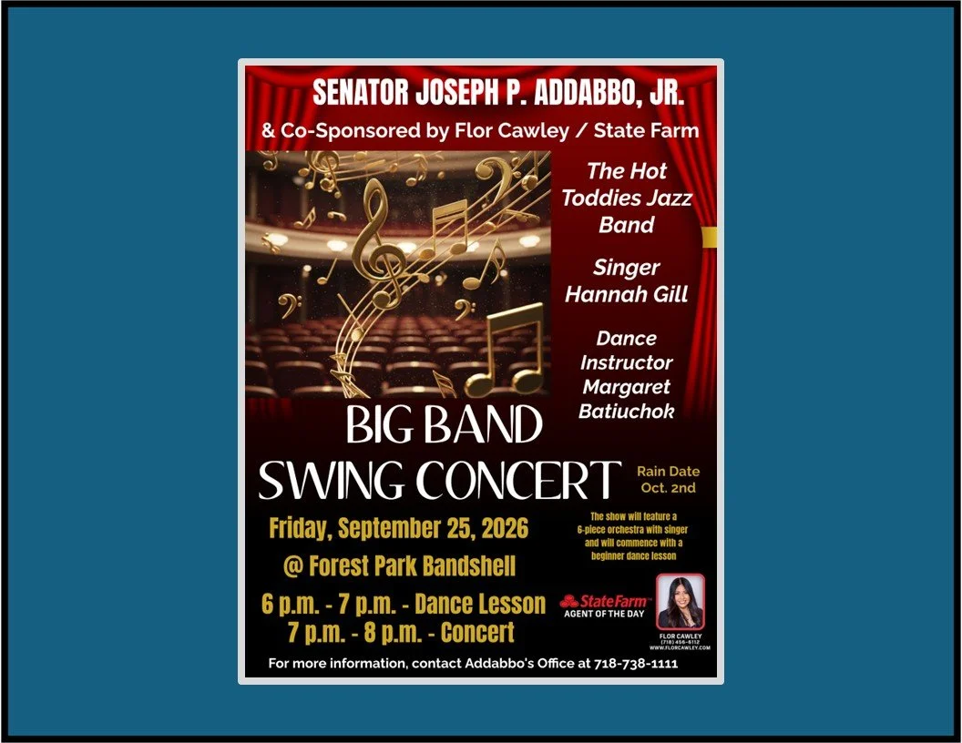 UPDATED DATE: Big Band Swing Concert &amp; Dance Lesson @ Forest Park Bandshell