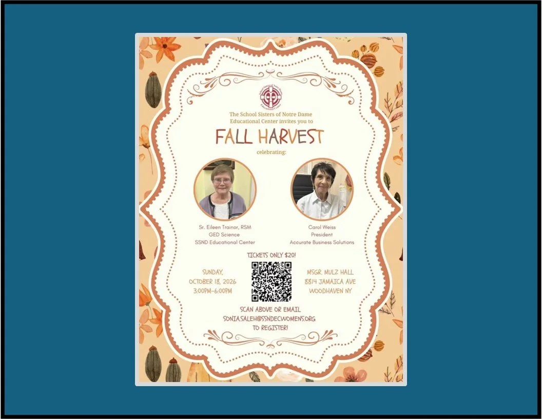 School Sisters of Notre Dame Fall Harvest