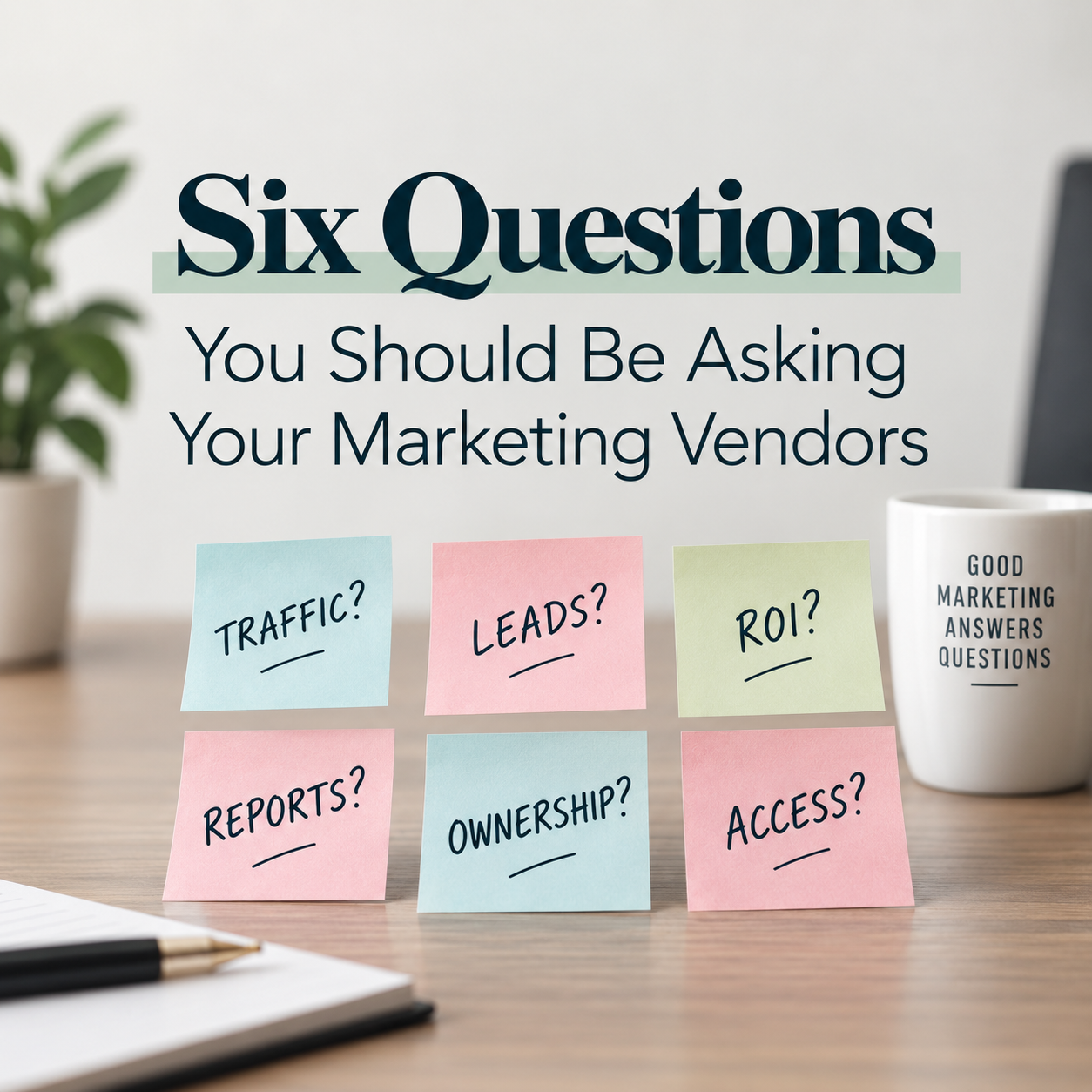 Six Questions You Should Be Asking Your Marketing Vendors