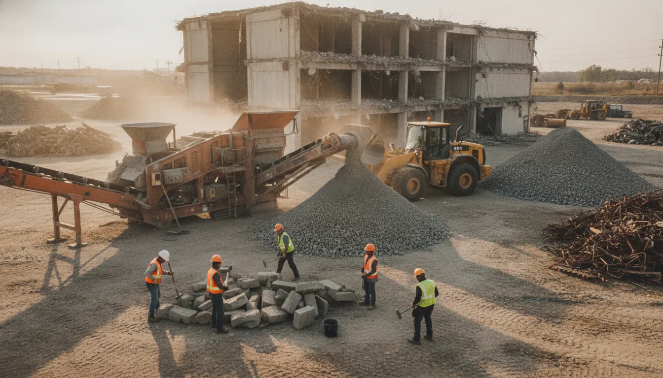 Concrete Recycling Demolition: What Contractors Should Know