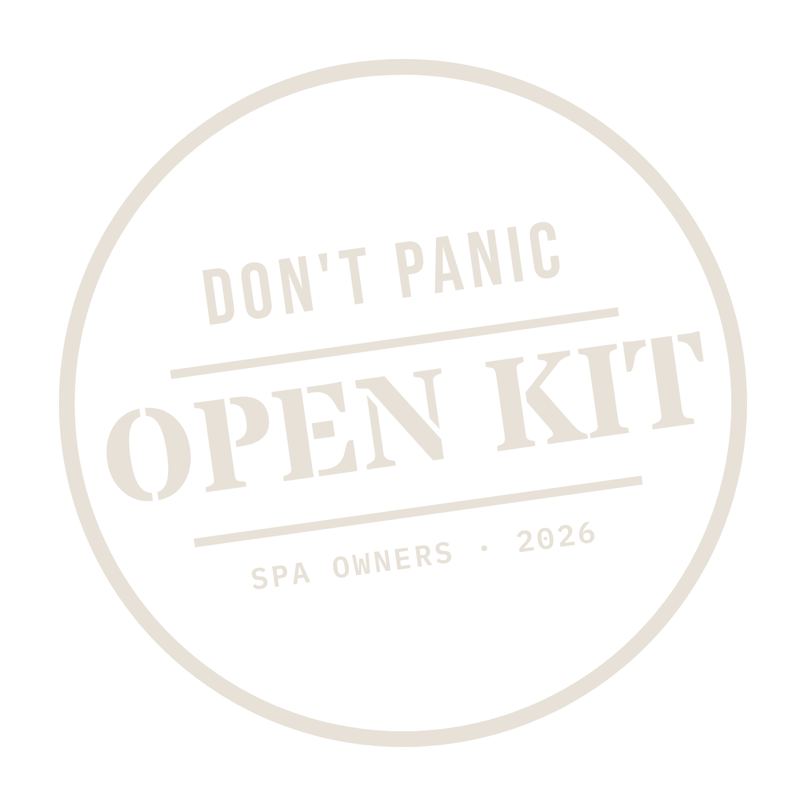 don't panic open kit stamp