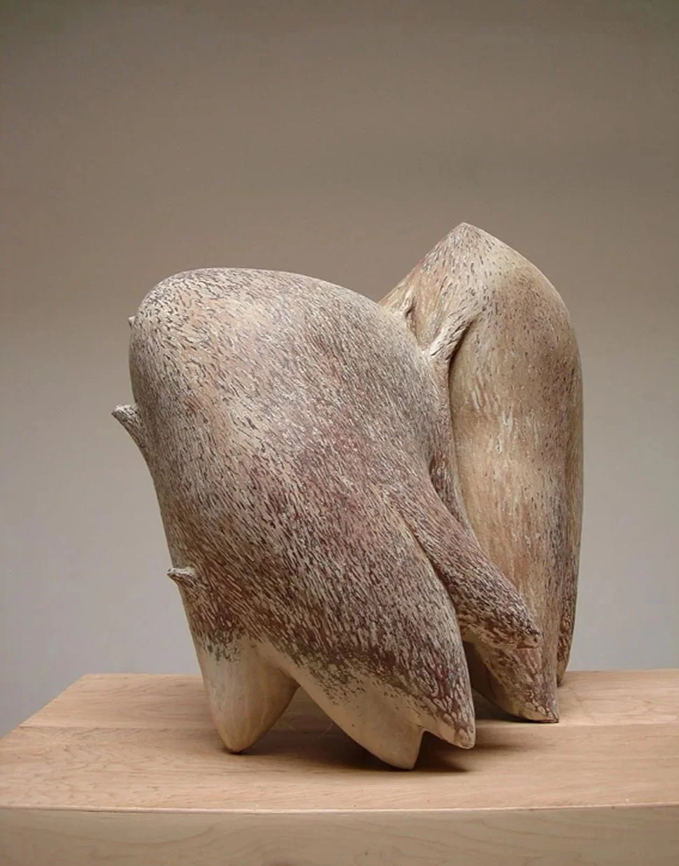  Merge (view 2)  26 x 24 x 15 inches, 2006 Earthenware, slip, oxide
