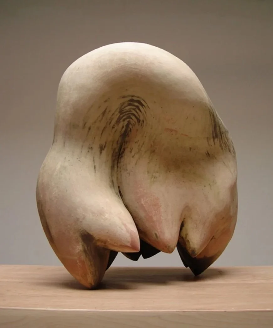  Bite Down  26 x 22 x 12 inches, 2006 Earthenware, oxide, slip