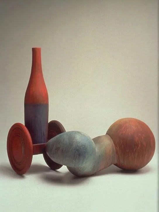  Push/Pull  27 x 32 x 19 inches, 1997 Acrylic over clay
