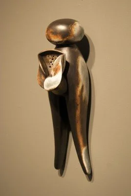  Domestic  18 x 10 x 5 inches, 2010 Earthenware, graphite, acrylic