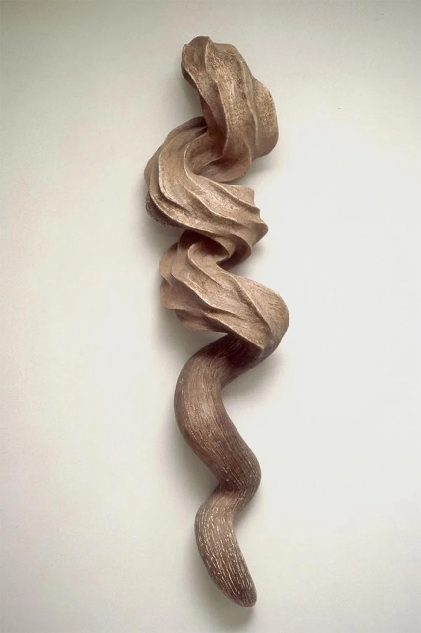  Corkscrew Liana  60 x 12 x 12 inches Earthenware and slip