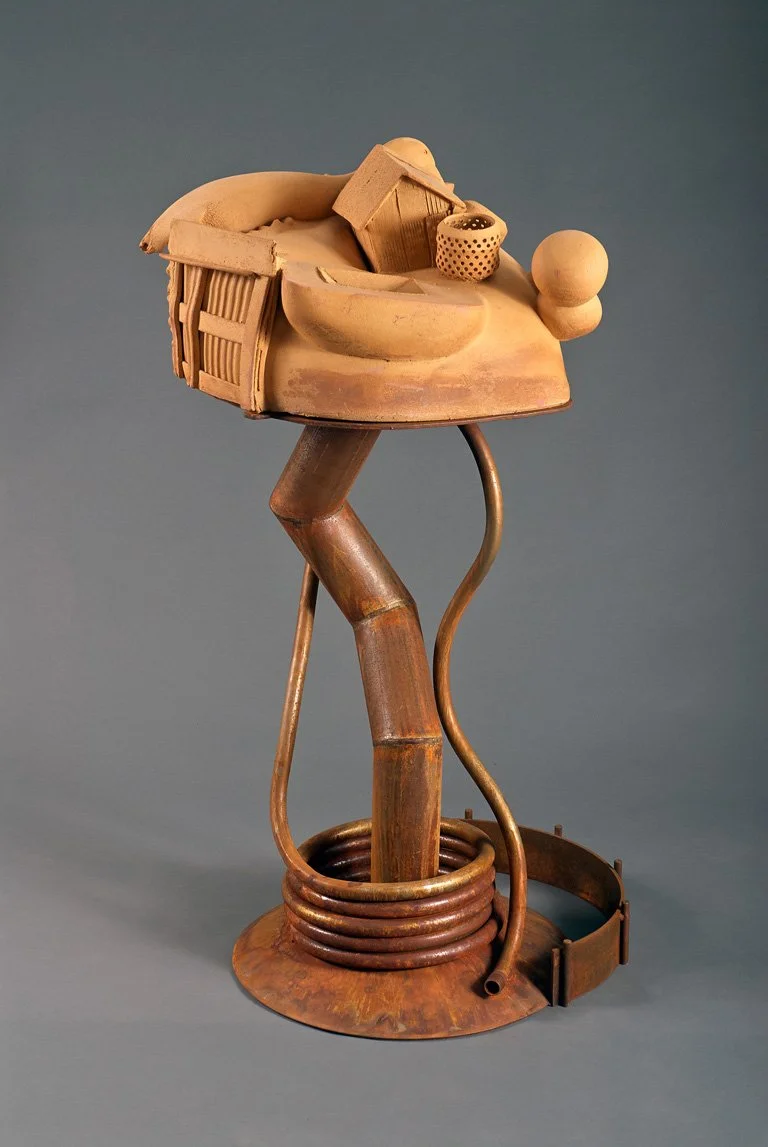  Troy Johnson (view 2)  48 inches, 2014 Clay, steel